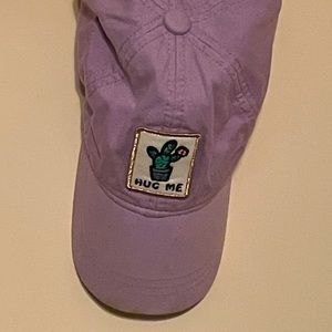 American Eagle Hug Me Cactus Strap Back Baseball Hat